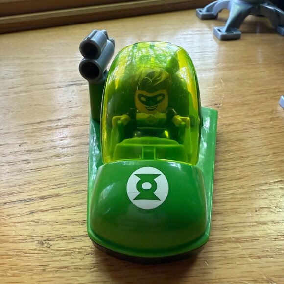 Fisher Price Trio DC Super Friends Green Lightning Building Block Action Figure - Picture 5 of 9